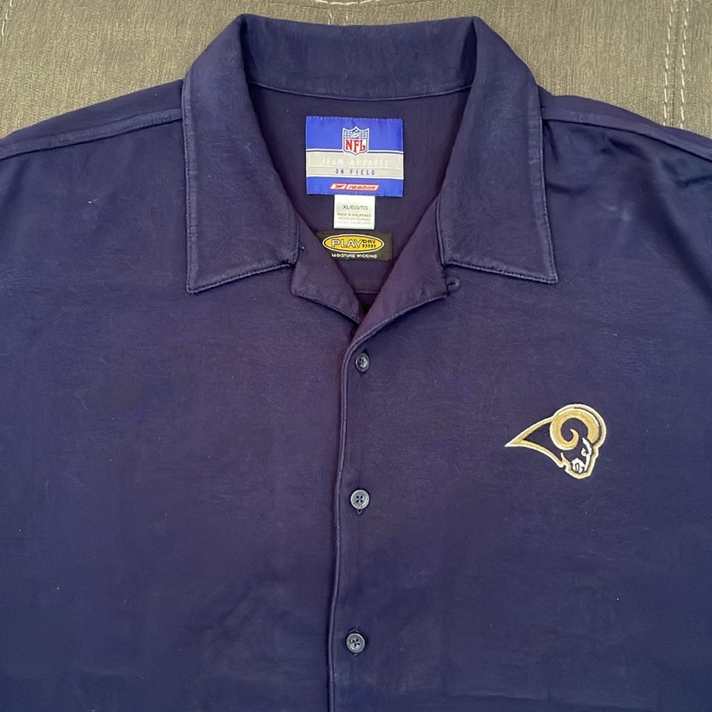 St. Louis Rams Button Down Shirt - Picture 2 of 10
